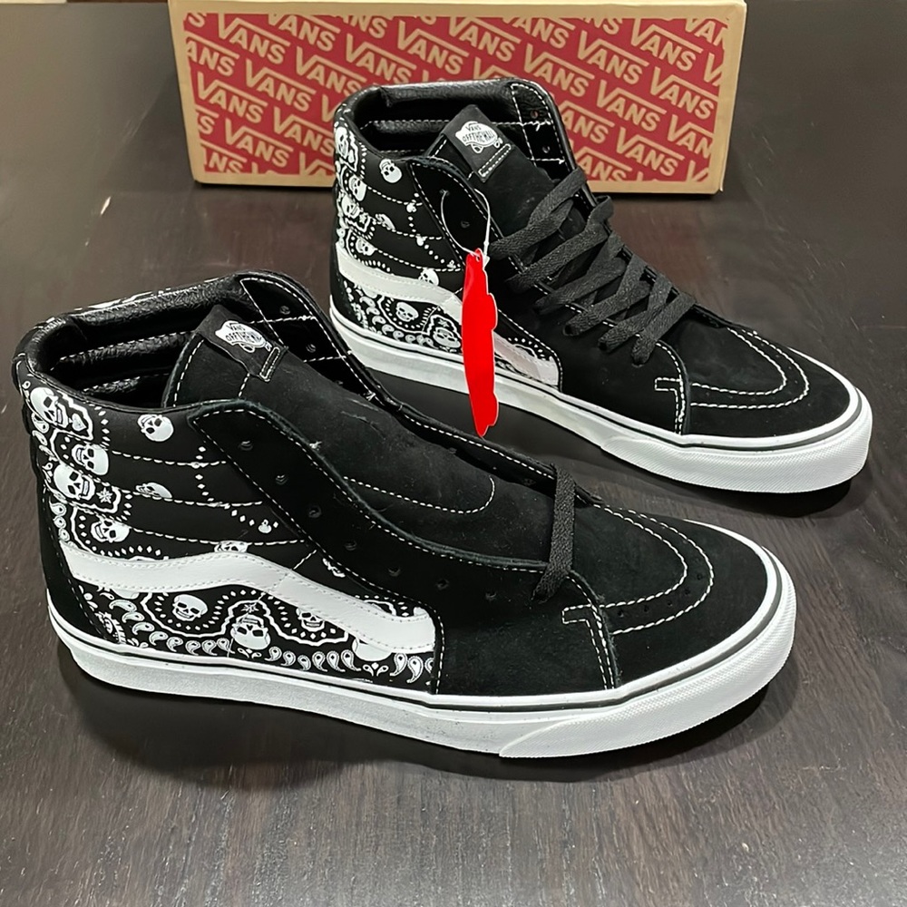 Vans Sk8-Hi Bandana Black